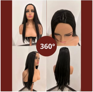 Peluca Aura Silk™ - Despídete del frizz y luce un cabello liso, brillante y natural en segundos.