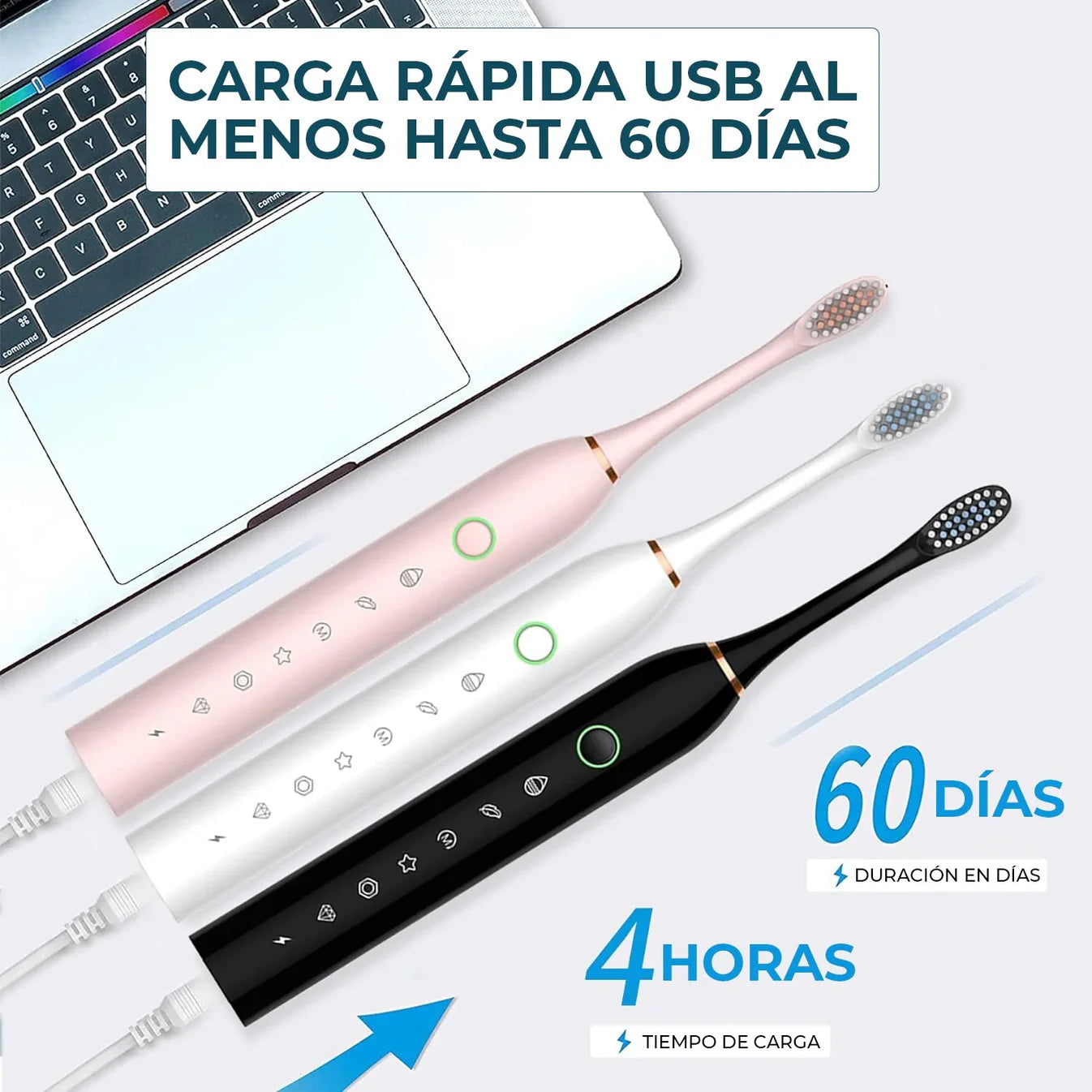 ⭐ SonicBright® — Limpieza profunda, sonrisa brillante.