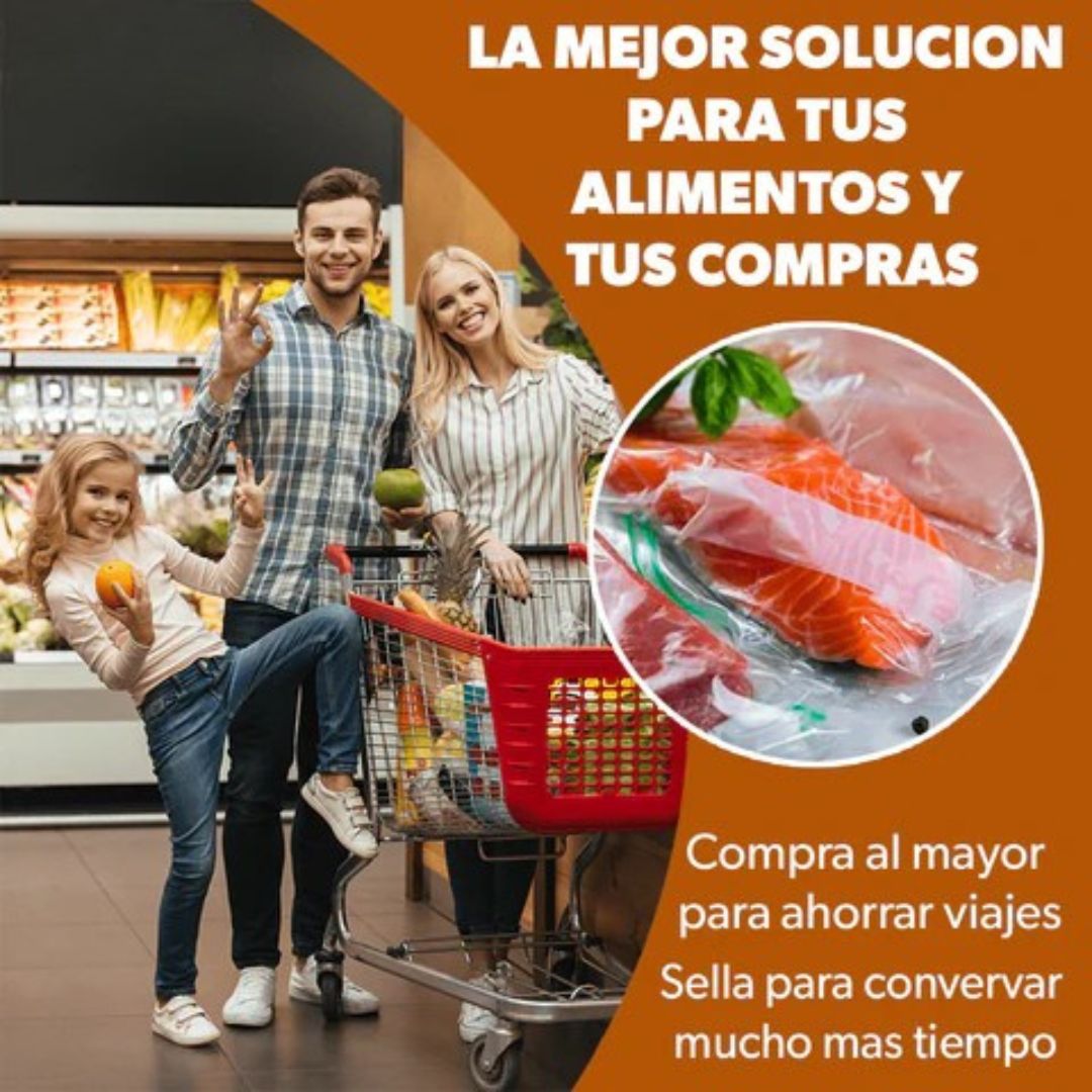 SellaPro® Sellador al Vacío Profesional Automática + 10 Bolsas