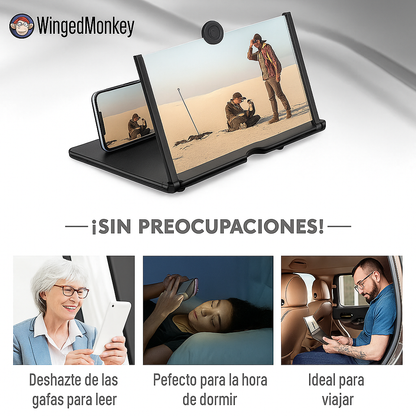 Screeny® Amplificador de pantalla para celulares ULTRAHD 4K