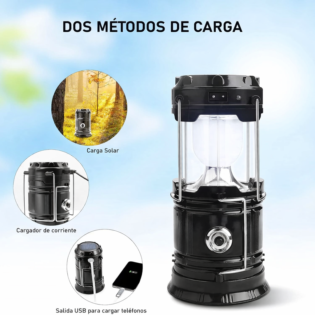 MagicLamp™ Lámpara Solar Ventilador 5 en 1