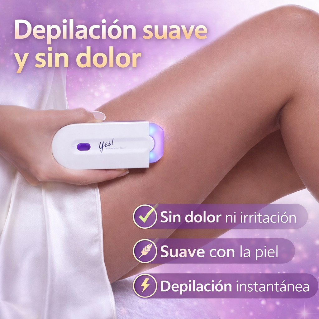 Depiladora YES Recargable – Depilación Suave y Sin Dolor