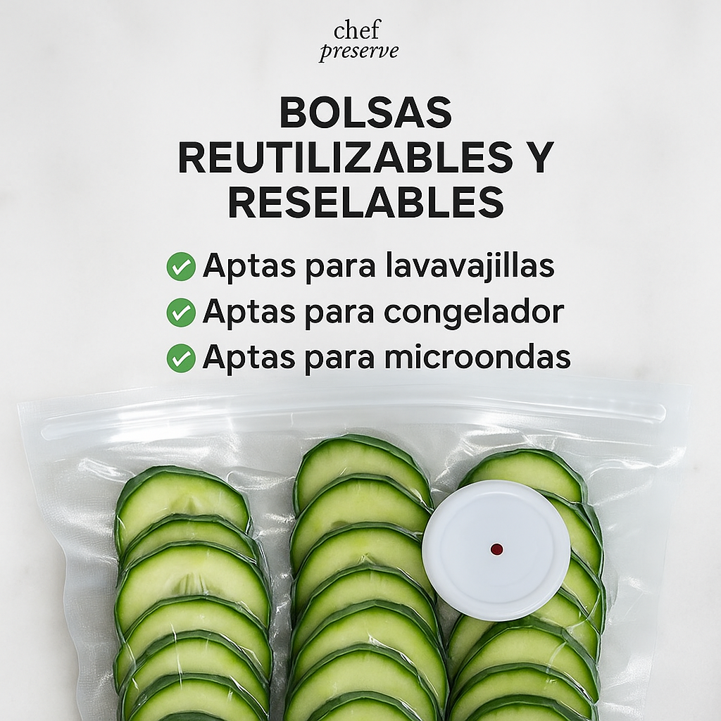 ChefPreserve® MiniSelladora al vacío profesional Automática