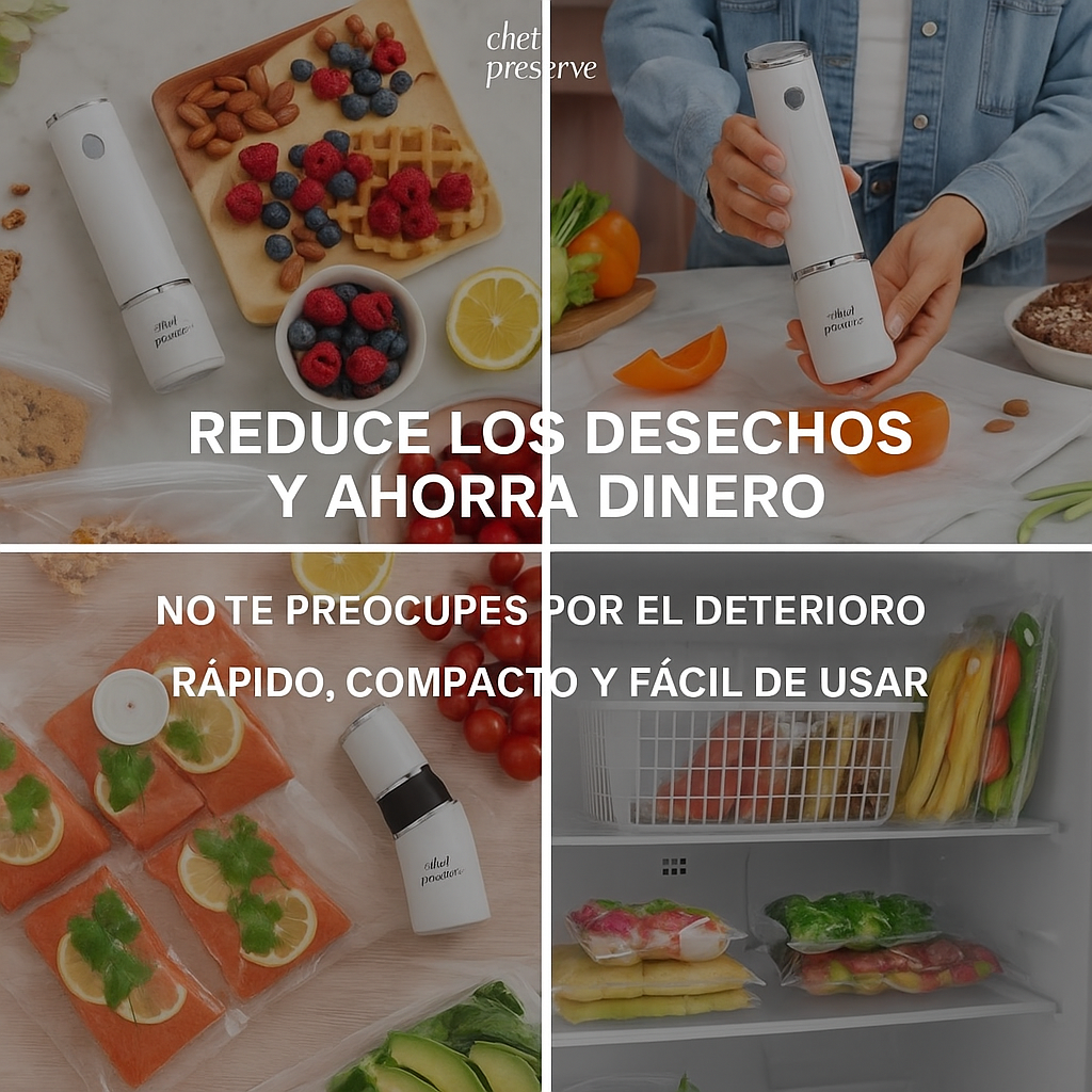 ChefPreserve® MiniSelladora al vacío profesional Automática