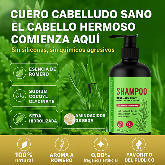 Champú Romero | Crecimiento natural, reparación profunda del folículo | 🔥OFERTA 2X1🔥|
