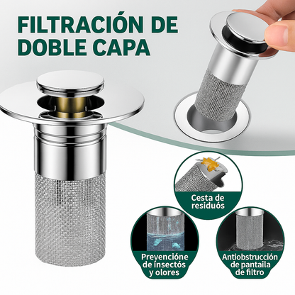 Filtro - ¡Mantén tu fregadero desatascado sin necesidad de fontanero!