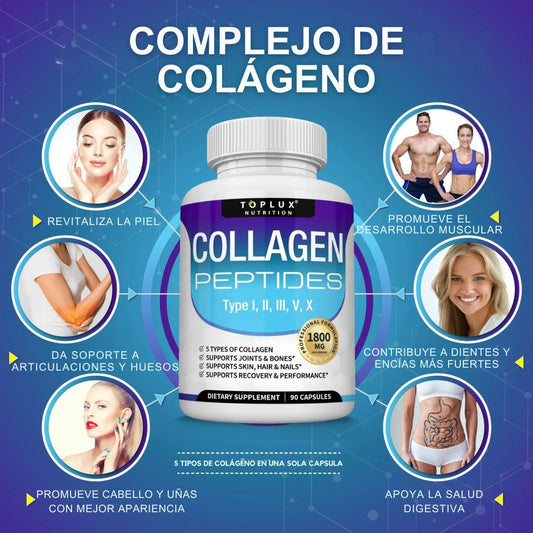 Colágeno Multitipo – Nutre Tu Piel, Cabello y Articulaciones Desde Adentro