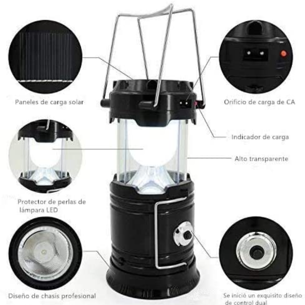 MagicLamp - Lámpara Solar Ventilador 5 en 1